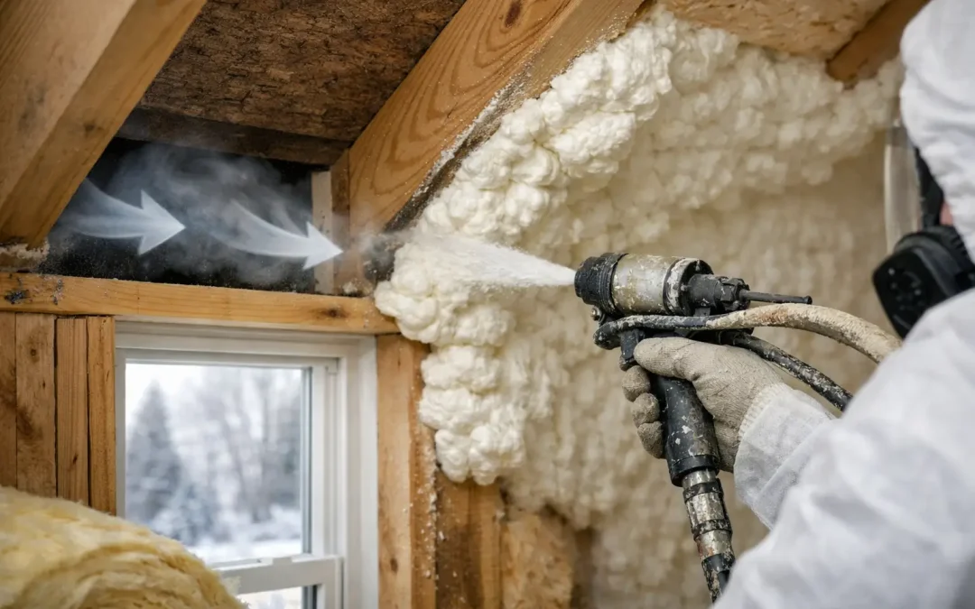 How Spray Foam Stops Drafts for Good