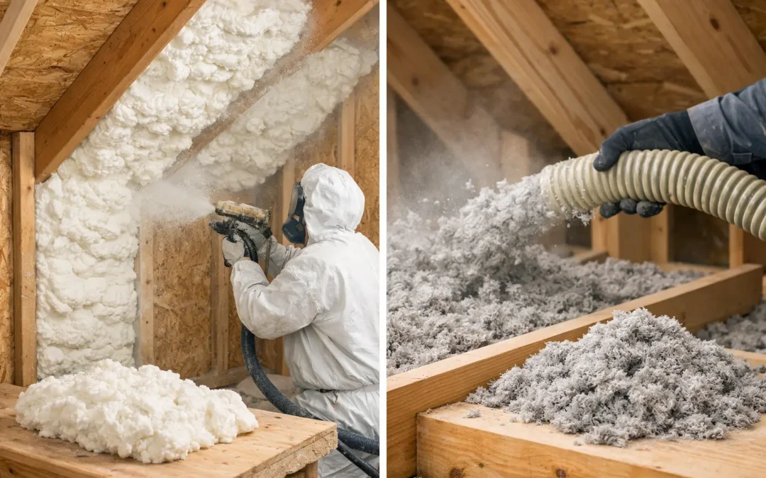 Spray Foam vs Cellulose: Which Insulates Better?